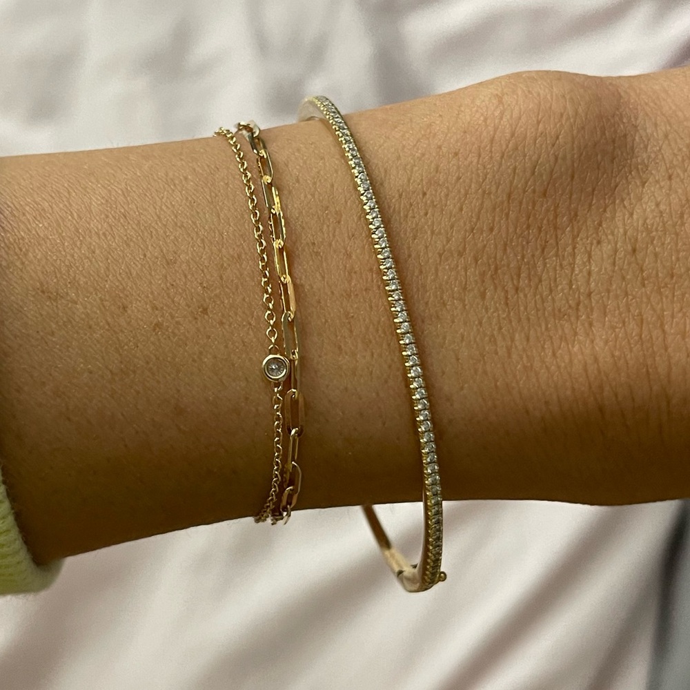 Bony Levy Stackable Bracelet Diamond Bangle - image 3